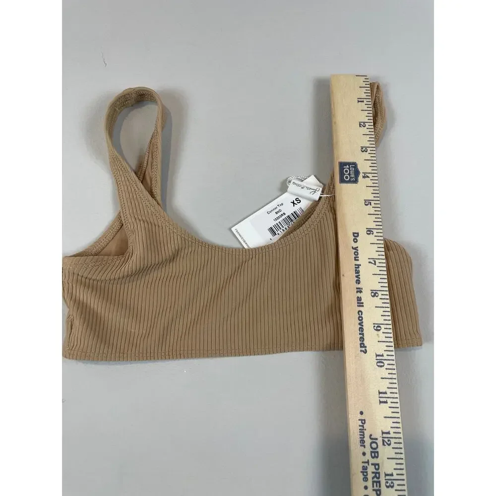Frankies Bikinis Congo Swim Top XS NWT Minimal Bikini Top